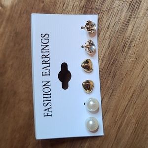 3 pair of earrings